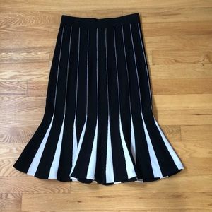 Premise peplum midi skirt